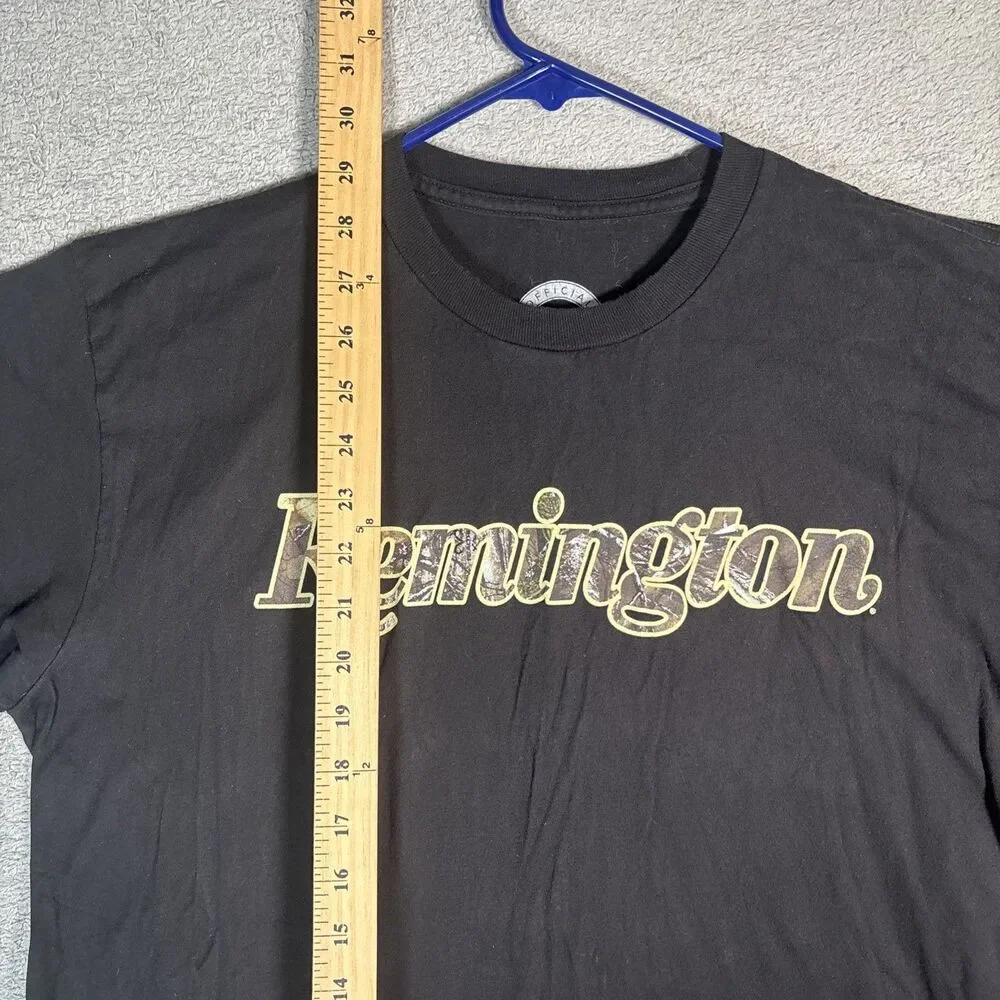 Remington T Shirt Men's Size L Patriotic USA Grunge Guns‎ Firearms Logo Hunting